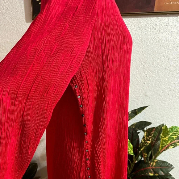 Per Se by Carlisle studded red midi dress size 12 - Picture 7 of 13